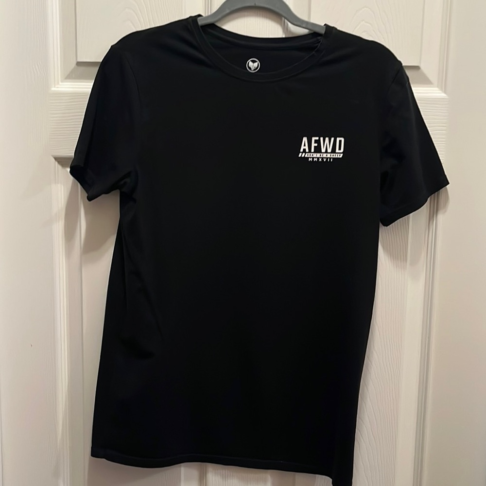 Alpha Forward Premium Tee, Unisex, Size Medium, Black